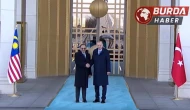 Cumhurbaşkanı Erdoğan, Malezya Başbakanı Enver İbrahim'i Karşıladı