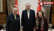 Erdoğan, Rahmi Koç ve Semahat Arsel'i Cumhurbaşkanlığı Külliyesi'nde Ağırladı
