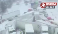 ABD'de Kar Fırtınası: 100 Araçın Karıştığı Zincirleme Kaza
