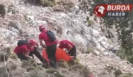 Kayalıklardan düşen kişi yaşamını yitirdi