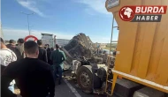 Mardin’de kamyon ile tır çarpıştı: 1 kişi yaralandı