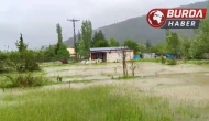 Kelkitçayı taştı, tarım arazileri sular altında kaldı