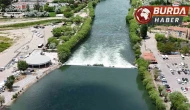 Yağışlar nedeniyle su seviyesi artan Kızılırmak dron ile görüntülendi