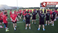 A Milli Futbol Takımı, son çalışmasını yaptı