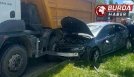 Muş’ta kamyon ile otomobil çarpıştı: 1 kişi yaralandı