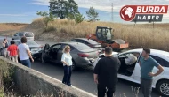 Tekirdağ’da 500 metre arayla iki zincirleme kaza yaşandı