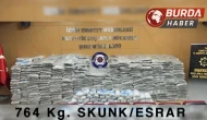 İzmir’de operasyonda 764 kilogram uyuşturucu madde ele geçirildi