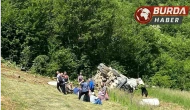 Gümüşhane’de beton mikseri dik yamaçtan yuvarlandı: 2 ölü, 1 yaralı