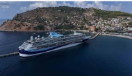 Alanya'ya 9 ay içerisinde 8 farklı kruvaziyer gemisiyle 10 bin 476 turist ziyaretçi ağırlandı.