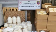 Ankara'da yapılan operasyonda 838 kilogram sahte süt ve süt ürünü ele geçirildiği belirlendi!