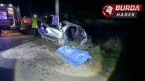 Otomobilin Elektrik Direğine Çarpması Sonucu 1 Kişi Hayatını Kaybetti