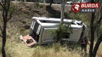 Balıkesir’de yolcu minibüsü ile otomobil kaza yaptı; 14 kişi yaralandı