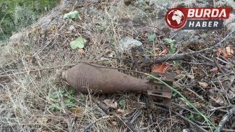 Gümüşhane’de 1. Dünya Savaşı’na ait patlamamış havan mermisi bulundu.