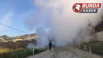 Aydın Germencik'te Jeotermal Santralde İletim Hattı Patladı