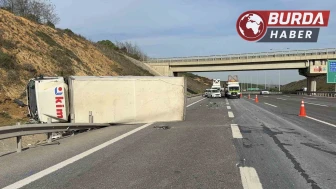 Kuzey Marmara Otoyolu'nda Zincirleme Kaza: Kamyon Sürücüsü Yaralandı