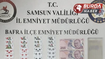 Bafra'da Kumar Operasyonu: Kumar Oynayanlara 27 Bin 741 TL Cezai İşlem