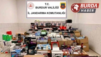 Burdur'da Operasyonda 1,3 Milyon Liralık Kaçak Ürün Ele Geçirildi