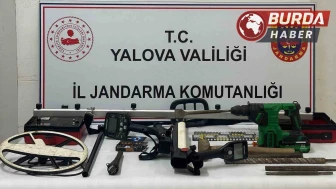 Yalova'da Define Arayan 5 Şüpheli Suçüstü Yakalandı