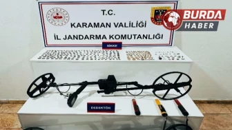 Karaman'da Jandarmanın Operasyonunda 334 Tarihi Sikke Ele Geçirildi