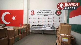 Kapıkule’de yasaklı kimyasal madde ve elektronik sigara yakalandı.