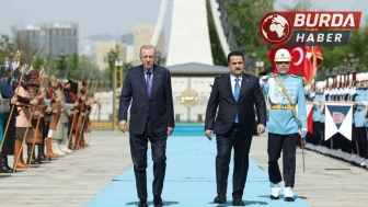 Erdoğan, Irak Başbakanı Sudani’yi resmi törenle karşıladı.