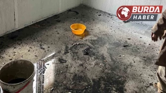 Çorum’un Alaca ilçesinde yıldırım düşen evde yangın çıktı.