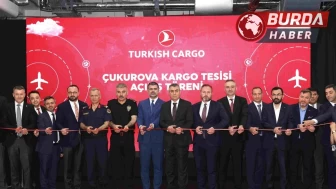 Vali Atilla Toros’un katılımıyla THY’nin kargo tesisi hizmete açıldı.