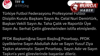 Profesyonel Futbol Disiplin Kurulu Başkanı Başbuğ Pınarbaşı oldu.