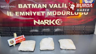 Batman'da kadın yolcunun valizinden 3 kilo uyuşturucu çıktı.