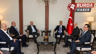 Hakan Fidan, Hamas heyeti ile Ankara'da bir araya geldi.