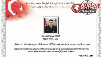 Edirne’de meydana gelen araç kazasında 1 asker şehit oldu.