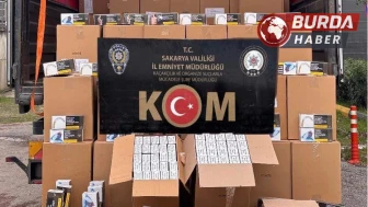 Sakarya'da Tırda 6 Milyon 610 Bin Kaçak Boş Makaron Ele Geçirildi