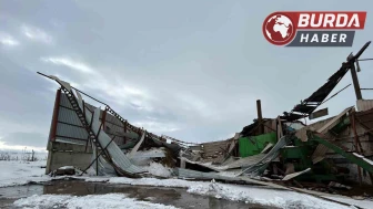 Diyarbakır'da Yoğun Kar Yağışı Sonrası 12 Fabrikanın Çatısı Çöktü