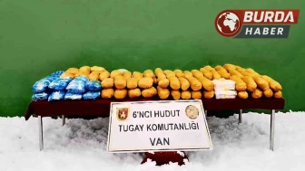 MSB: Van Hudut Hattında 50 Kilogram 930 Gram Uyuşturucu Ele Geçirildi