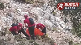 Kayalıklardan düşen kişi yaşamını yitirdi