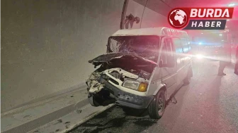 Osmangazi Tüneli içindeki trafik kazasında, 3 kişi yaralandı