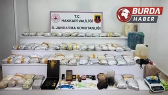 Hakkari’de 626 kilo uyuşturucu ele geçirildi