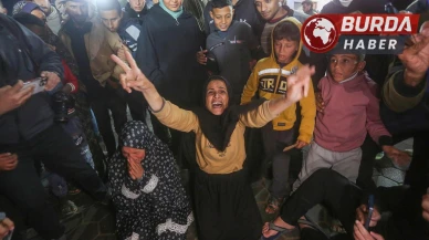 Gazze’de ateşkesi Han Yunus kentindeki Filistinliler coşkuyla kutladı.