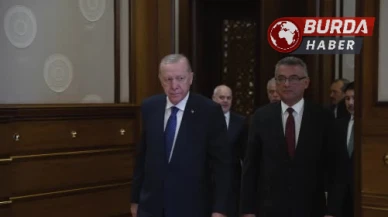 Cumhurbaşkanı Erdoğan, KKTC Cumhurbaşkanı Erhürman ile bir araya geldi