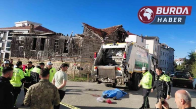 Sinop'ta Yaşlı Kadını Ezen Çöp Kamyonu Kaza Anı Kameralara Yansıdı