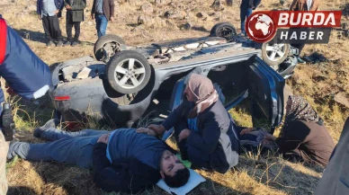 Otomobil Şarampole Yuvarlandı: Aynı Aileden 4 Kişi Ağır Yaralandı