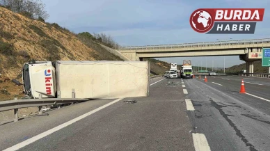 Kuzey Marmara Otoyolu'nda Zincirleme Kaza: Kamyon Sürücüsü Yaralandı