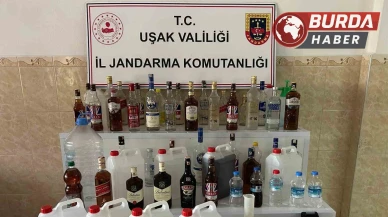 Uşak'ta Yılbaşı Öncesi Kaçak Alkol Operasyonu