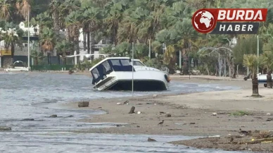 Bodrum’da Selin Ardından Fırtına: "Tekneler Karaya Oturdu''