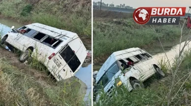Adana'da Minibüs Sulama Kanalına Devrildi: 18 Yaralı