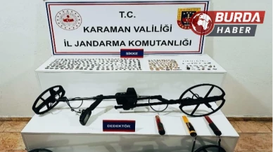 Karaman'da Jandarmanın Operasyonunda 334 Tarihi Sikke Ele Geçirildi