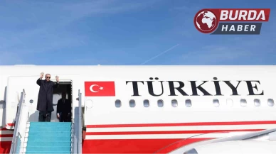 Erdoğan, özel uçak ‘TUR’ ile İtalya’nın başkenti Roma’ya gitti.