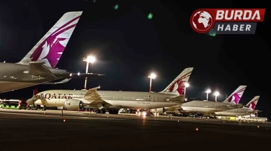 Katar uçakları İstanbul Havalimanı’ndan ayrılarak Doha'ya hareket etti