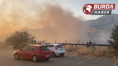 Kentin zirve noktasından yükselen dumanlar paniğe sebep oldu.
