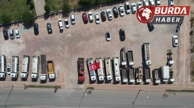 Sahte belgelerle tescil edilen 22 araç muhafaza altına alındı.